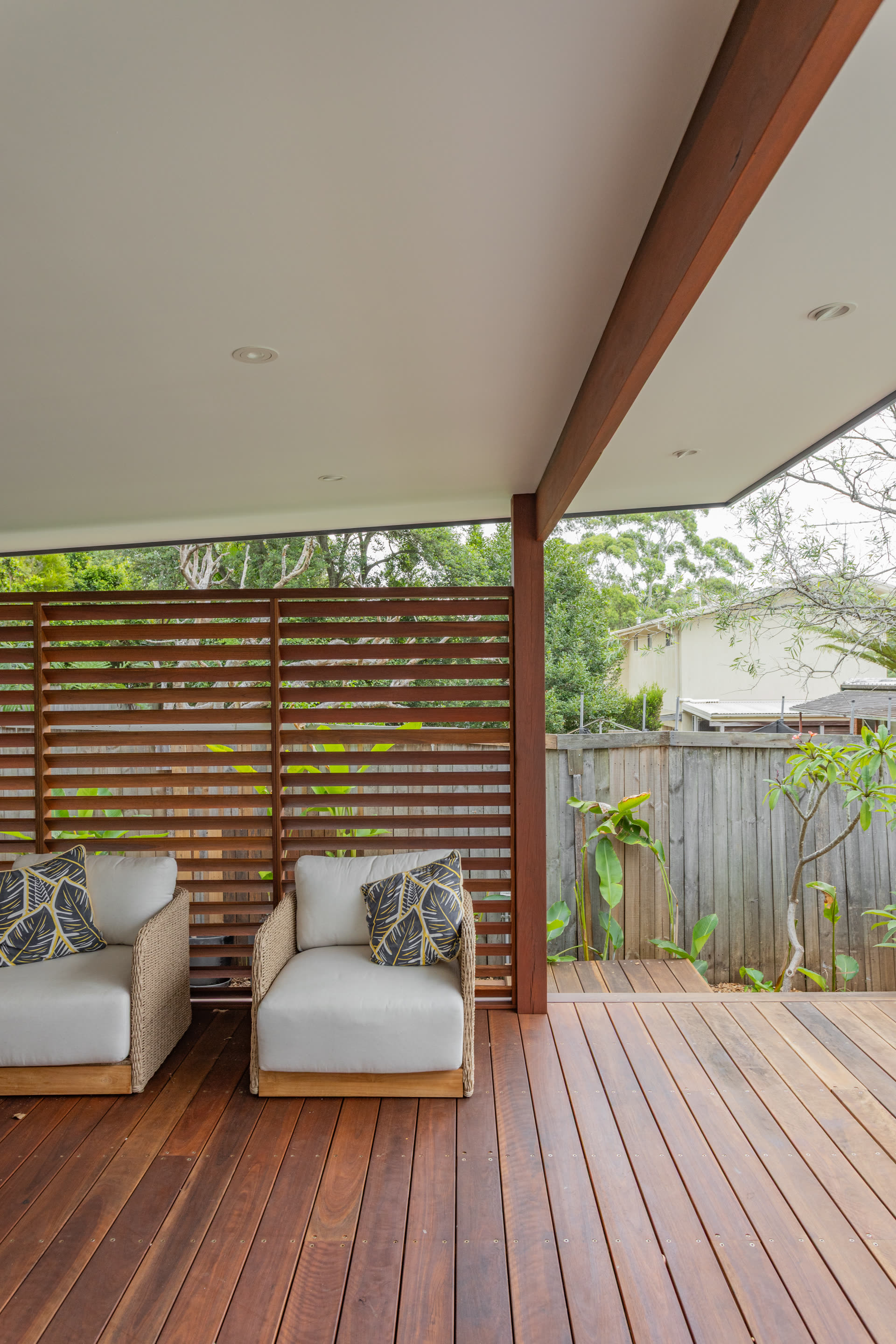 Outdoor entertaining area